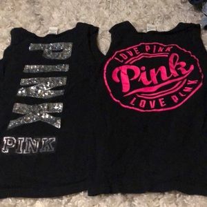 2 Victoria’s Secret PINK tank tops